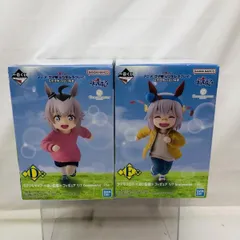 【中古】未開封)2点セット D賞＆E賞 オグリキャップ＆タマモクロス 幼い記憶 フィギュア 1/7 Gracemaster ｢一番くじ アニメ『ウマ娘 シンデレラグレイ』 灰の怪物vs白い稲妻｣[22]