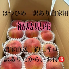 訳ありでお得　甘い桃約三キロ箱のサムネイル