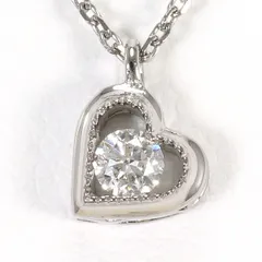 K18WG ネックレス ダイヤモンド 0.110ct 総重量約2.5g 約45cm ジュエリー
