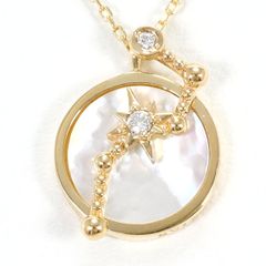 り*ゆ様 スタージュエリー　K10YG ダイヤモンド/マザーオブパールネックレス り*ゆ様 スタージュエリー K10YG ダイヤモンド/マザーオブパール