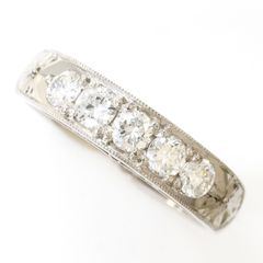 PT900/プラチナ リング・指輪 12号 ダイヤモンド 0.53ct カード鑑別書