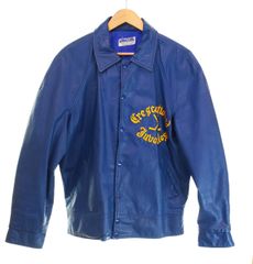 OLD PARK LEATHER COACH JACKET - メルカリ