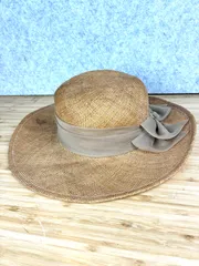 【中古品】レディース　サマーハット　Mサイズ57.5cm