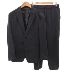ブラックレーベルクレストブリッジ BLACK LABEL CRESTBRIDGE セットアップ スーツ シングル テーラードジャケット パンツ M 紺 ネイビー /FF 