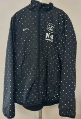 STUSSY ブラック ドット パータン ウィンドブレーカー リバーシブルのサムネイル