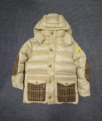 ゴールデン グース CHECK パッチ グースダウン アウター L エル パッチ ダウン ジャケットのサムネイル