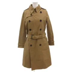 ハイク HYKE 18SS タイトフィット トレンチコート ジャケット ベルト 1 ひざ丈 181-17005 ベージュ /FF