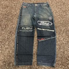 FLAGSTUFF CPG RHOMBUS FADE DENIM PANTS - メルカリ