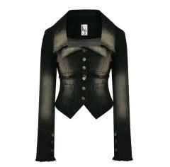 theredthread print sheer shirt - メルカリ