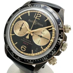 【Bell＆Ross/ベル＆ロス】BR V2-94-B-00155 腕時計 ブロンズ/レザー/ステンレス 自動巻き/オートマ 黒金目文字盤/ブラック革 メンズ 【中古】【真子質店】【BL】のサムネイル
