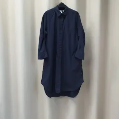 COS コス シャツ型 長袖 ロング ワンピース