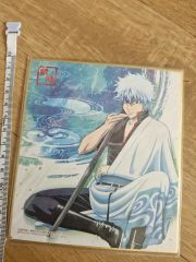 銀魂 空知英秋 書き下ろし 鬼魂の刃 色紙 ジャンプフェア 映画特典