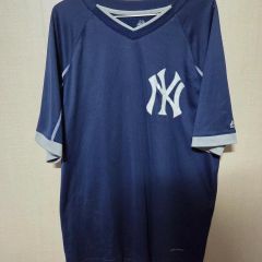 ◇ナイキ◇野球◇NYヤンキース◇半袖ホットプルオーバージャケット◇S 