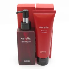 未使用 Aurelie オレリー モイストフェイスウォッシュ モイストオイルインクレンジングウォーター 洗顔料 メイク落とし 2点 BM12535R2