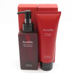 未使用 Aurelie オレリー モイストフェイスウォッシュ モイストオイルインクレンジングウォーター 洗顔料 メイク落とし 2点 BM12533R2