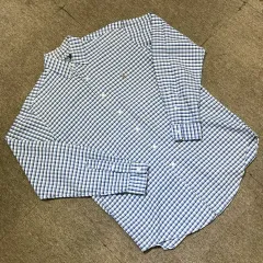 (15) POLO ポロ ラルフローレン CHECK シャツ ヤマーフィット