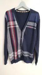 DAKS ネイビー CHECK パータン カーディガンのサムネイル