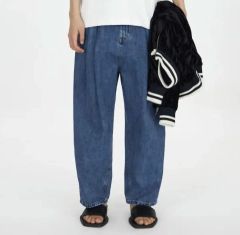 AT LAST アットラスト 212 W36 ワイドシルエット シンチ デニム - メルカリ
