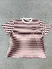 00s Sarcastic ボーダー リンガーネック 半袖 tシャツ カットソー 