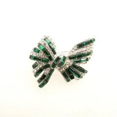 美品 FOXEY BOUTIQUE フォクシー ブローチ シルバー リボン レディース AN3194 のサムネイル