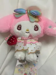 サンリオいちご新聞50周年 딸기マスコット My Melody キーホルダー