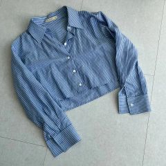 24SS アプワイザーリッシェ クロップド シアーシャツ 2WAYニットセット 