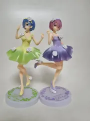 Re:ゼロ レム ラム ドレス フラワー ドレス フィギュア セット