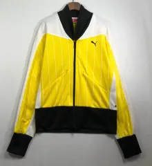 L (77) PUMA プーマ ヴィンテージ イェロー トレーナー ジャージ トラックジャージのサムネイル