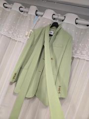 完売品】ZARA レースショートブレザー XS 新品タグつき ライトベージュ