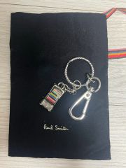 Paul Smith◇ミニクーパー◇キーリング・カラビナ◇ストライプ◇保存袋
