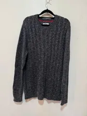 トミーヒルフィガー ケーブル ニット L