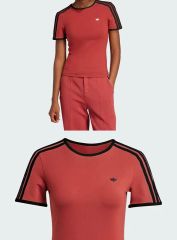 プレミアム フルファッションドニットTシャツ アディダスオリジナルス
