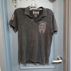 バックルー ヴィンテージ ウォッシュ 半袖 ポロTシャツ XL