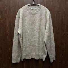 新品 MUJI Labo 自然のまんまの色 カシミヤ クルーネックセーター M