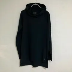 ナイキ ジョーダン ブラック ロング フードTシャツ (M)のサムネイル