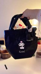 ブラックシナモン♡キルティングトートバッグWミラーチャーム付き新品 
