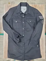 ZADIG&VOLTAIRE ザディグ・エ・ヴォルテール ブラック ミリタリー シャツ ジャケットのサムネイル