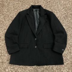 美品 ZARA MAN オーバーサイズ クロップドブレザー チェック 