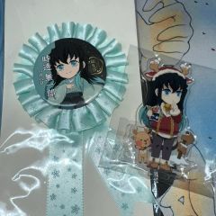 鬼滅の刃 伊黒小芭内 甘露寺蜜璃 おばみつ バースデー ロゼット 畳