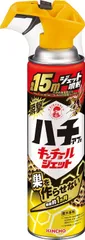 キンチョー 金鳥 巣まで全滅 ハチ・アブ用 キンチョール ジェット 蜂駆除 スプレー 蜂の巣予防 15m噴射 510mL