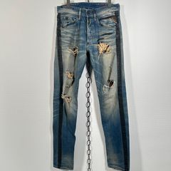 ROEN ダメージ加工 クラッシュ スキニー - メルカリ