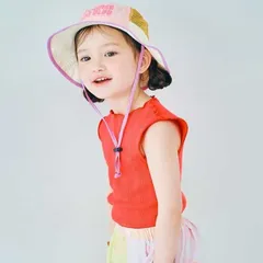 p.premier イロチ買いしたいバリエーションメロウタンク ピンク 80 90 110㎝ 子供服 タンクトップ P310026のサムネイル