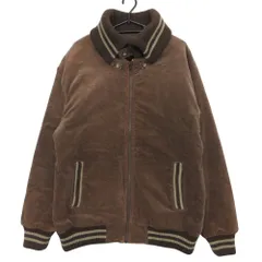 00's WOOLRICH ウールリッチ ブルゾン 紺タグ ジップアップ コーデュロイ 中綿 アウター  ブラウン L メンズ 【中古】
