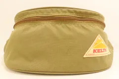 【中古】 KELTY メンズウエストポーチ  ウエストバッグ MINI FANNY KELTY ベージュ 肌色 ロゴ