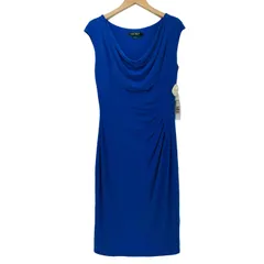 ローレンラルフローレン LAUREN RALPH LAUREN DRESS ノースリーブ ドレープ ワンピース ドレス レディース US：4 4
