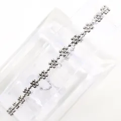 K18WG ブレスレット 総重量約2.1g 約18cm ジュエリー