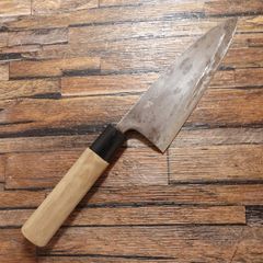 長寿 出刃包丁 和包丁 刃渡約16cm 水牛柄 調理包丁 - メルカリ
