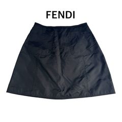 専用】FENDI フェンディ スカート 台形スカート ブラック FF柄 - メルカリ