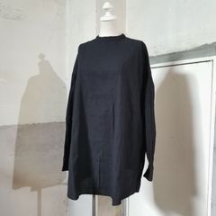 TALK TO ME 手織りコットンカディシャツ ネイビー - メルカリ
