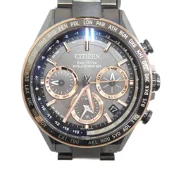 シチズン CITIZEN ATTESA ACT Line 腕時計 GPS衛星電波 F950 ダブルダイレクトフライト エコドライブ ソーラー クロノグラフ CC4016-67E ブラックチタン /MQ